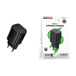 Сетевое ЗУ BOROFONE BAS84A (PD 25W) черное