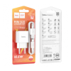 Сетевое ЗУ HOCO C106A + кабель Micro USB (USB/2.1A) белое
