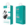 Сетевое ЗУ HOCO C12 + кабель Micro USB (2USB/2.4A) черное
