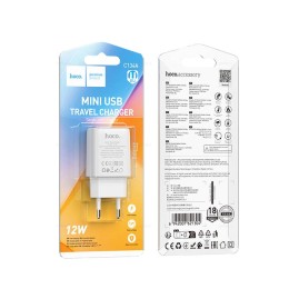 Сетевое ЗУ HOCO C134А (USB/2.4A) белое