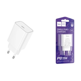 Сетевое ЗУ HOCO C143A (PD 20W) белое