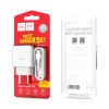 Сетевое ЗУ HOCO C72A + кабель Micro USB (USB/2.1A) белое