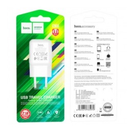 Сетевое ЗУ HOCO C96A (USB/2.1A) белое