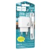 Сетевое ЗУ HOCO CS53A+ кабель Lightning/Type-C (PD20W/3A) белое