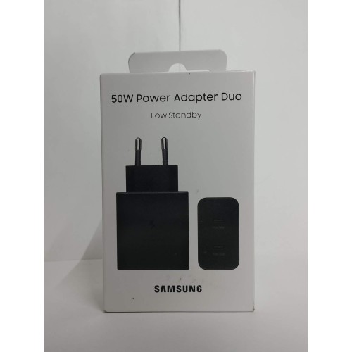 Сетевое ЗУ SAMSUNG EP-T5020 (2PD 50W/25W) черное ORG