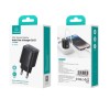 Сетевое ЗУ USAMS CC229 TC01 (1USB QC3.0/PD 30W/дисплей) черное