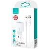 Сетевое ЗУ USAMS T49 + кабель Lightning/Type-C (PD 20W/3A) белое