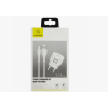 Сетевое ЗУ USAMS TU Series + кабель Micro USB (2USB/2.1A) белое