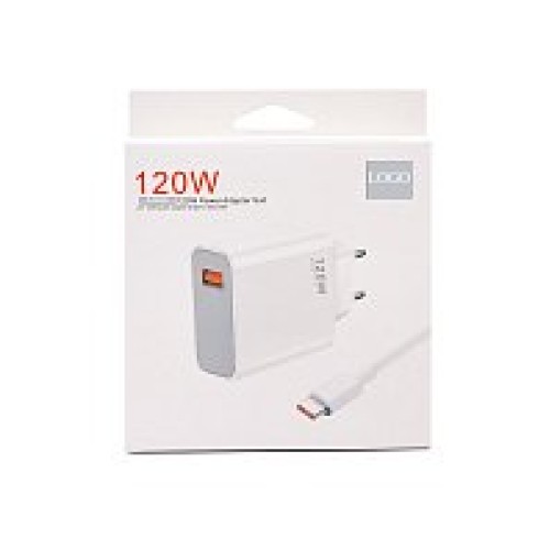Сетевое ЗУ XIAOMI BHR6034EU + кабель Type-C (USB/120W) белое