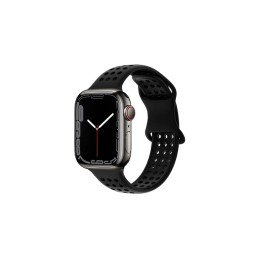 Силиконовый ремешок для часов Apple Watch HOCO WA08 38/40/41мм черный