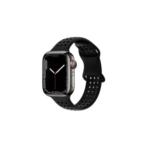 Силиконовый ремешок для часов Apple Watch HOCO WA08 38/40/41мм черный
