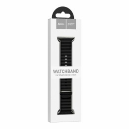 Силиконовый ремешок для часов Apple Watch HOCO WA12 38/40/41мм черный