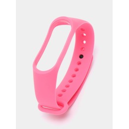 Силиконовый ремешок для Xiaomi Mi Band 3/4 розовый
