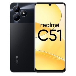 Смартфон Realme C51 4Gb/128Gb черный (6,74"/50МП/4G/NFC/5000mAh)