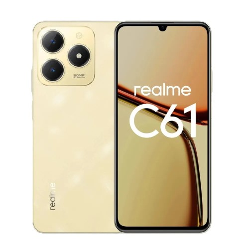 Смартфон REALME C61 6Gb/128Gb золотистый (6,72"/108МП/4G/NFC/5000mAh)