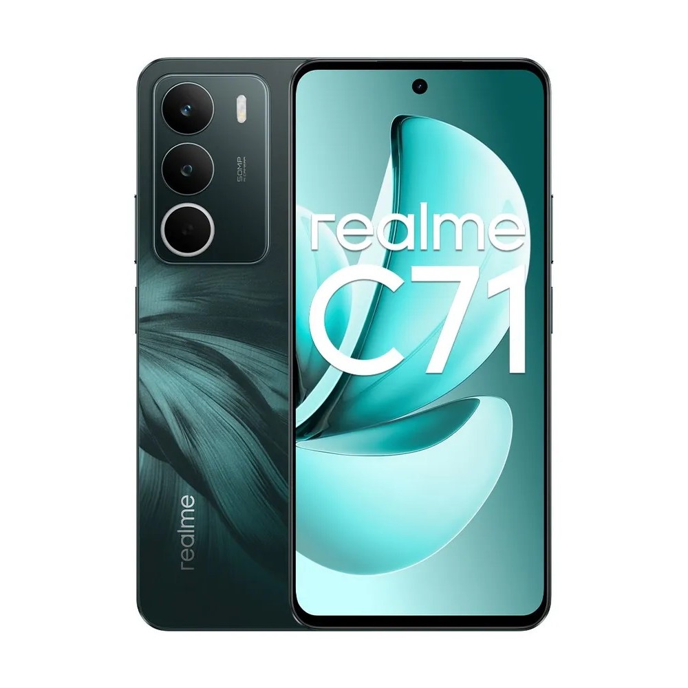 Смартфон REALME C71 8Gb/256Gb Green (6,72"/50МП/4G/NFC/6300mAh)