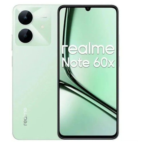 Смартфон REALME Note 60X 3Gb/64Gb Зеленый (6,74"/8+5МП/4G/5000mAh/IP54)