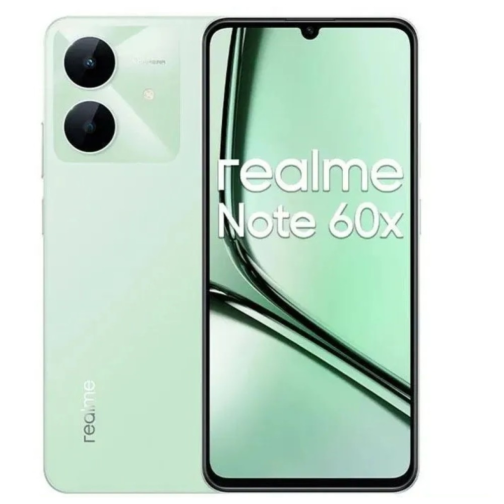 Смартфон REALME Note 60X 4Gb/128Gb Зеленый (6,74"/8+5МП/4G/5000mAh/IP54)