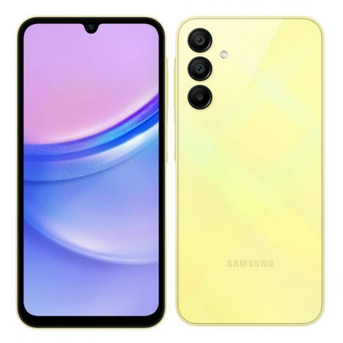 Смартфон Samsung A155 Galaxy A15 4Gb/128Gb Желтый (6,5"/50МП/4G/5000mAh)