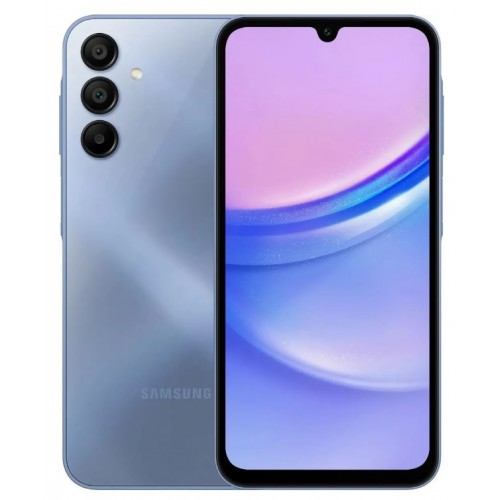 Смартфон Samsung A155 Galaxy A15 6Gb/128Gb Голубой (6,5"/50МП/4G/5000mAh) 