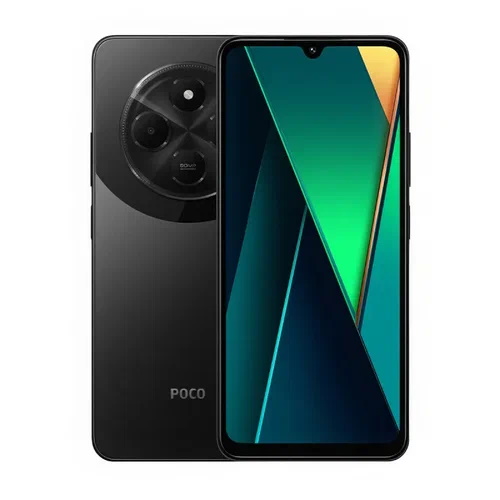 Смартфон Xiaomi POCO С75 6Gb/128Gb Black (6,88"/50+13МП/4G/NFC/5160mAh)*