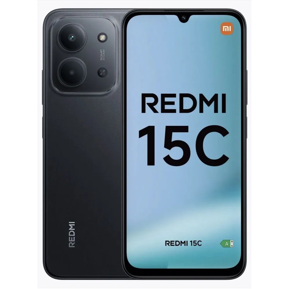 Смартфон XIAOMI Redmi 15C 4Gb/128Gb Midnight Black (6.9"/50МП/4G/NFC/6000mAh)