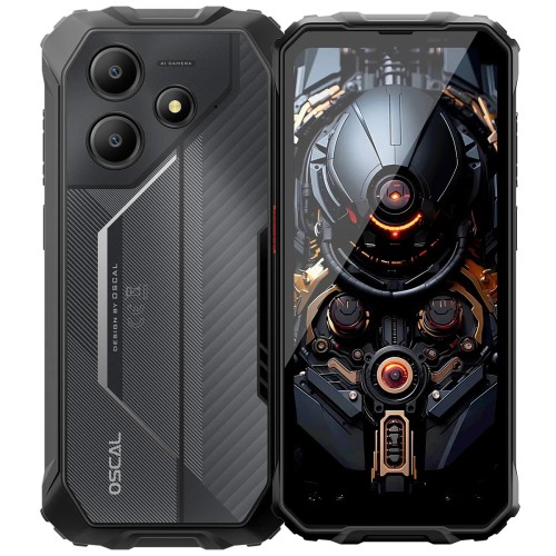 Смартфон защищенный BLACKVIEW OSCAL Marine 2 6Gb/256Gb Black (6,56"/13+5МП/NFC/4G/11000mAh)