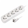 Удлинитель SMARTBUY, 3 гнезда 5 метра 16А/3,5кВт с заземлением ПВС 3х1,0