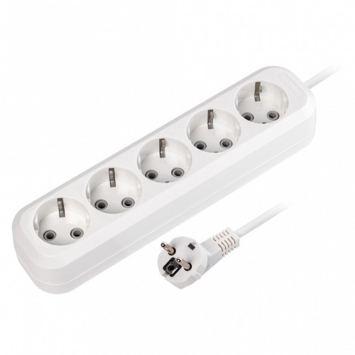 Удлинитель SMARTBUY, 3 гнезда 5 метра 16А/3,5кВт с заземлением ПВС 3х1,0