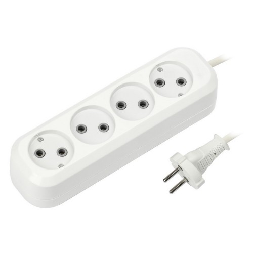 Удлинитель SMARTBUY, 4 гнезда 7 метров 10А/2,2кВт без заземления ПВС 2х1,0