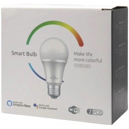 Умная светодиодная лампочка (8 Вт, 240V, комплект 2 шт) Nitebird Smart bulb WB4-2 (мульти цвет) Е27 