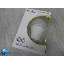 Умная светодиодная лампочка (8 Вт, 240V) Nitebird Smart bulb WB2 (белый) Е27