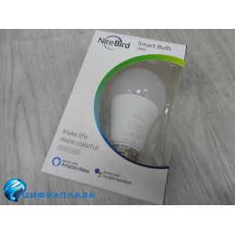 Умная светодиодная лампочка (8 Вт, 240V) Nitebird Smart bulb WB4 (мульти цвет) Е27