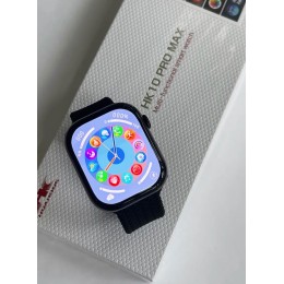 Умные часы HK 10 Pro Max 46mm (2,02"/450mAh/IP68/GPS/Звонки/Уведомления/Bluetooth) черные