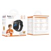 Умные часы HOCO Y108 (1.69"/730mAh/4G/GPS/IPX7/камера/функция звонка/Уведомления) черные