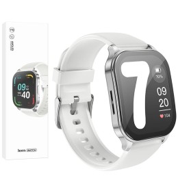 Умные часы HOCO Y19 Amoled (call version) (1,96"/300mAh/IP68/Уведомления/Bluetooth) серебро