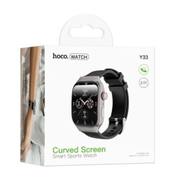 Умные часы HOCO Y33 (2.01"/200mAh/IP68/функция звонка/Уведомления/Bluetooth) черные