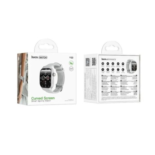 Умные часы HOCO Y33 (2.01"/250mAh/Bluetooth) серебристые