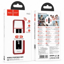 Универсальный USB-модем 4G HOCO HI43 Wi-Fi белый
