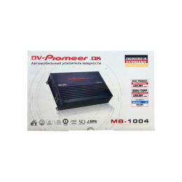 Усилитель звука DV-Pioneer.ok MB 1004 1800W (4 канала)