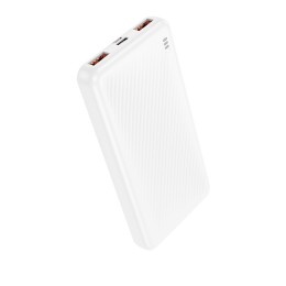 Внешний аккумулятор 10 000 mAh BOROFONE BJ56 (2USB QC 3.0/PD 20W/LED инд) белый