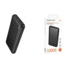 Внешний аккумулятор 10 000 mAh BOROFONE BJ78 (2USB/PD/Micro/LED инд.бат) черный