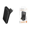 Внешний аккумулятор 10 000 mAh BOROFONE BJ79 (USB/PD/3 кабеля/LED инд.бат) черный