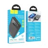 Внешний аккумулятор 10 000 mAh HOCO J102 (USB/PD/Micro/дисплей) черный