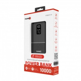 Внешний аккумулятор 10000 mAh FUMIKO PB09 (2USB/PD/Micro/дисплей) черный