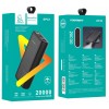 Внешний аккумулятор 20 000 mAh DENMEN DP35 (2USB/PD/Micro/фонарик/инд.бат) черный