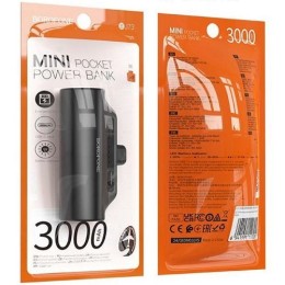 Внешний аккумулятор  3 000 mAh BOROFONE BJ73 (Lightning) черный
