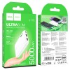 Внешний аккумулятор 5 000 mAh HOCO J115 (2USB/PD/Micro/LED инд.бат) белый