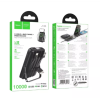 Внешний аккумулятор MagSafe 10 000 mAh HOCO J135 (1USB/1PD/3 кабеля/дисплей) черный
