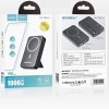 Внешний аккумулятор MagSafe 10 000 mAh RECRSI RE-PB041 (кабель Type-С/кабель Lightning) черный